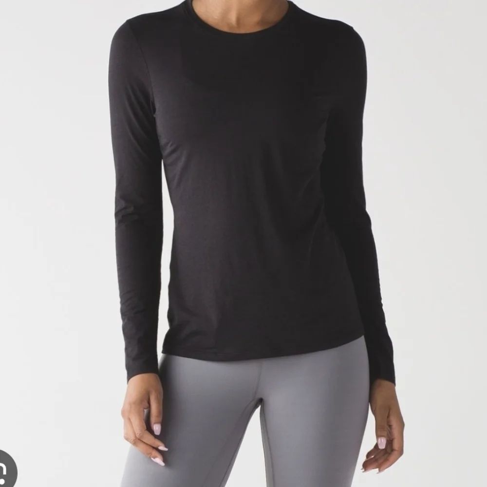 Lululemon Kitsilano Long Sleeve Athleasure Running Yoga Top Sz12